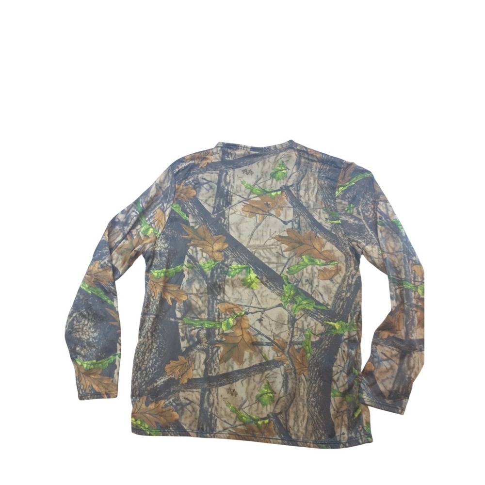 Gold Medal International Mens XL Camo Long Sleeve Shirt Hunting Performance Tee